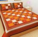 Rajwadi Print Double Bed Sheet
