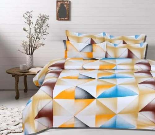 Checks Printed Bed Sheet