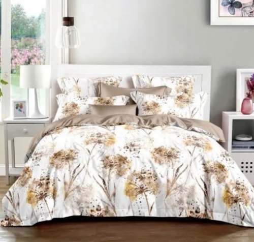 Floral Printed Bed Sheet For Home
