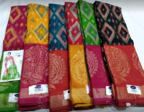 Buy Cotton Silk Saree For Womem by Jainakashi Enterprise