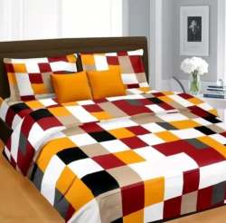 Stylish Check Print Bed Sheet