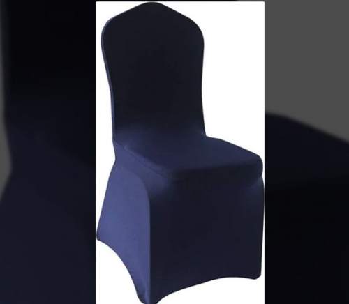 Black Color Chair Cover by Home Zone India
