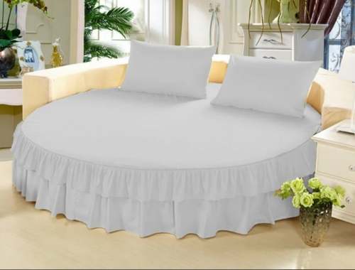 Cotton Round Shape Bed Sheet