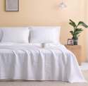 White Cotton Hotel Bed Sheet