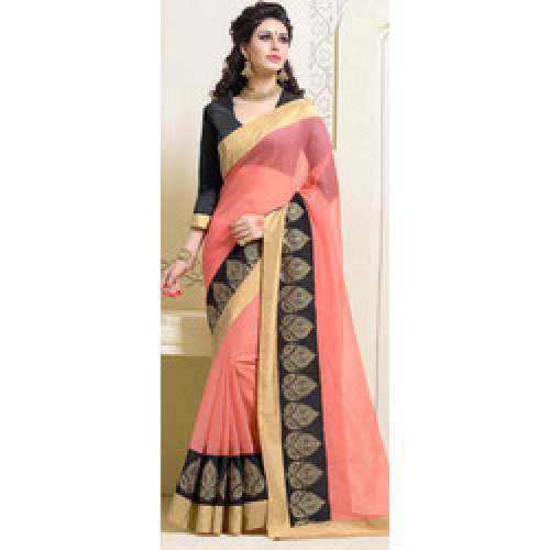 Cotton fancy saree by Poonam Depo