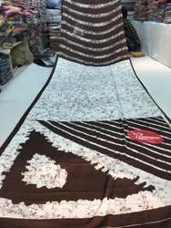 Printed Batik Saree 