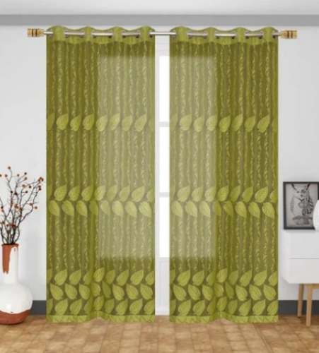 	LEAF net Eyelet window curtain 