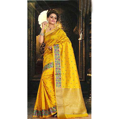 border printed saree by Zhalak Sarees