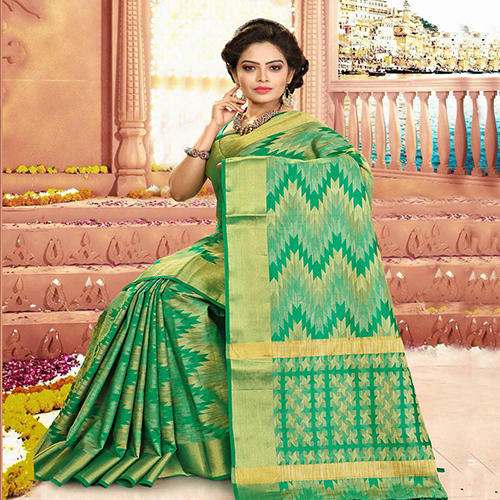 heavy printed pallu saree by Zhalak Sarees