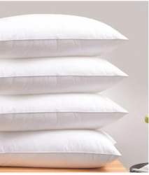 Plain White Polyester Fiber Pillow