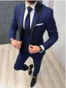 Men Designer Grey Full Sleeve Suit thumb 2