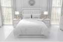  White Home Double plain bed sheets