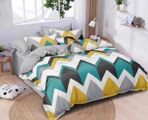 Stylish Printed Double Bed Sheet