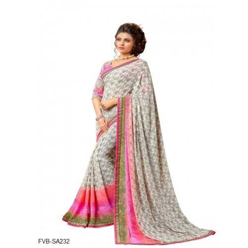 60gm Georgette Casual Saree  by Fancy Vastra Bhandar