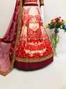 Elegant Digital Printed Red Lehenga Choli thumb 1