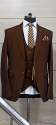 Designer Brown Mens Suit