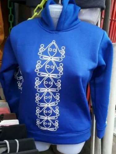 Blue Color Girls Hoodie by Paras Fashion