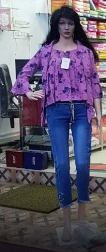 Trendy Purple Western Top