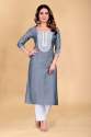 Ladies Round Neck Kurtis pant set  thumb 10