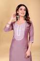 Ladies Round Neck Kurtis pant set  thumb 3