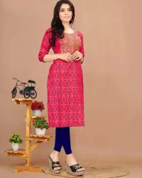 New Collection Ladies Round Neck Kurtis