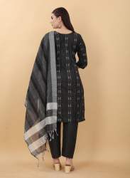  Woman Designer Kurti Pant Set and Dupatta