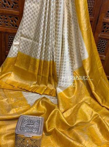 Beautiful Kanchipuram Silk Jacquard Saree
