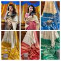 Beautiful Kanchipuram Silk Jacquard Saree thumb 6