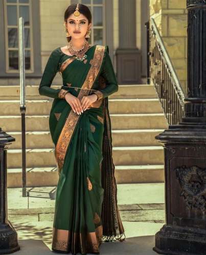 Exclusive Soft Lichi Silk Saree AM 491