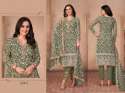 Fancy Butterfly Net Sequence Chikan Suit No 224 thumb 1