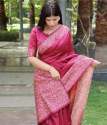 Soft Lichi Silk Saree With Jacquard Design thumb 6