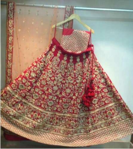 Red Bridal Lehenga