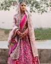 Ladies Pink Bridal Lehenga