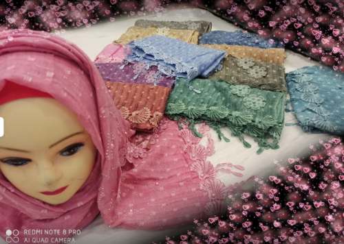 Beautiful Embroidered Hijab
