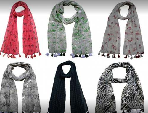 Printed Scarves / Stole by HAYAAT FASHIONS