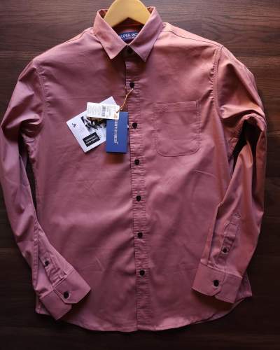 High Quality Plain pink Men Shirt