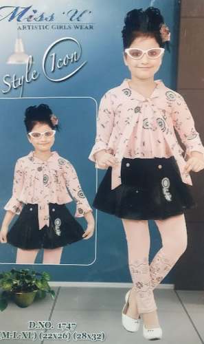 Stylish Kids Girls Western wear 28*32 size