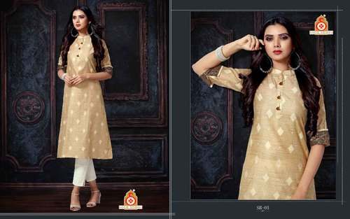 Silk India Anarkali Style Kurti by Silk India International Ltd
