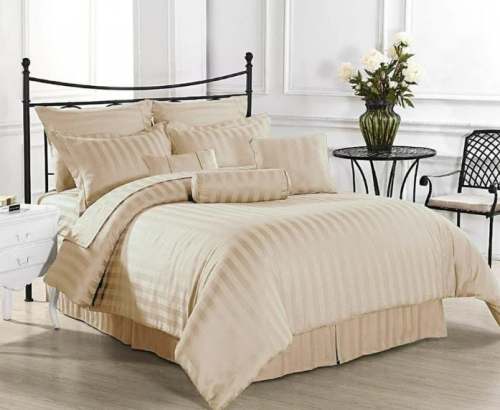 Cream Straight Cotton Bed sheet