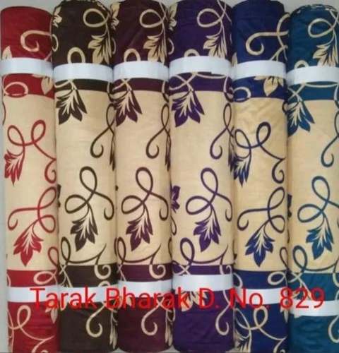 Curtain Printed Long Crush Fabric