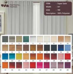 Multi Color Curtain Fabric