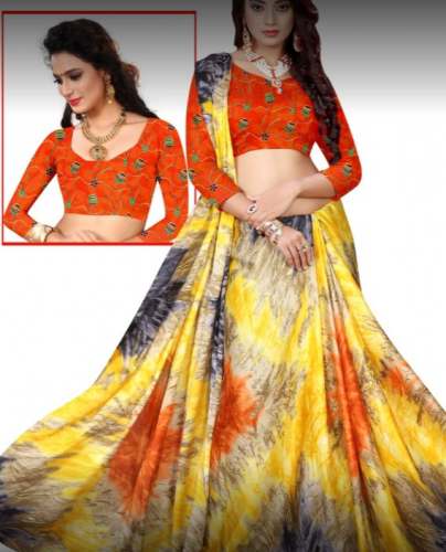 Daily Wear Printed Saree For Women by Tulasi Saree Center