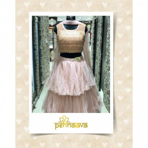 Designer Light Pink Lehenga Choli