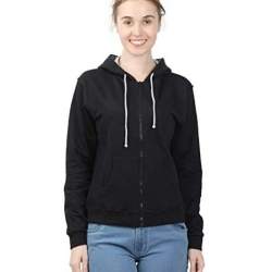 Plain Black Girls Hoodie by Girls zone