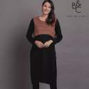 Straight Woolen Black Kurti
