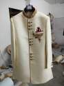 White Mens Wedding  Sherwani 