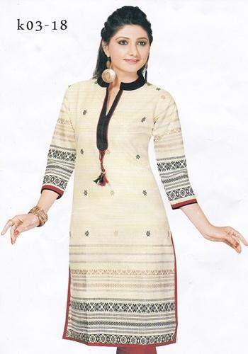 fancy designer cotton long kurti