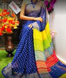 New Collection Multi Color Banarsi Saree