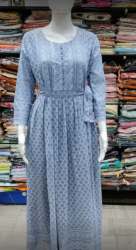 New Sky Blue Long Kurti For Women