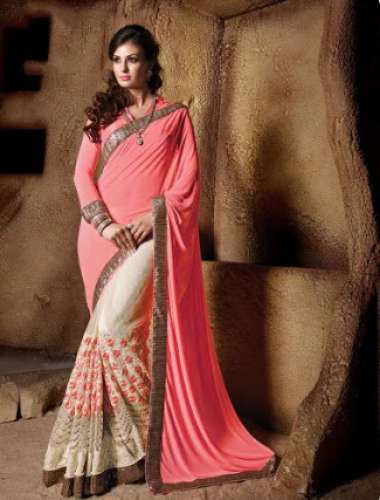 Ladies Stylish Embroidered Saree